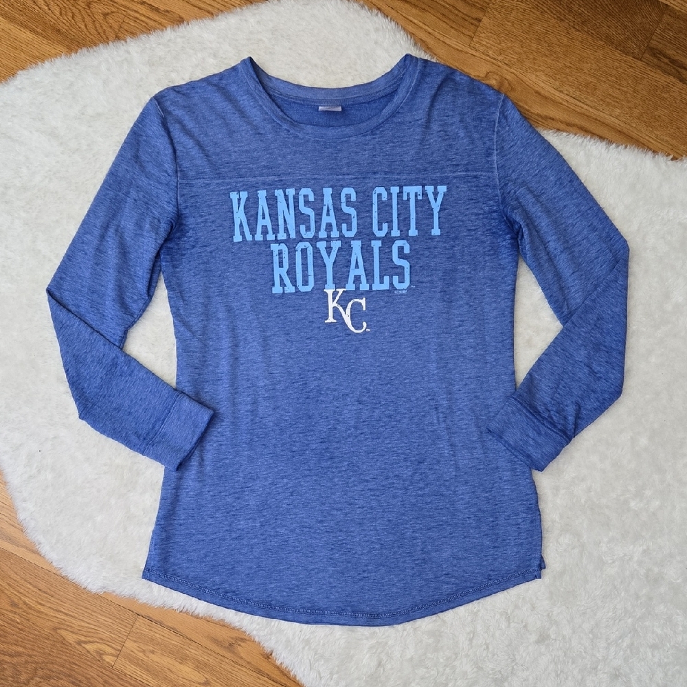 KC Royals Pajama Shirt, Womens Size Medium